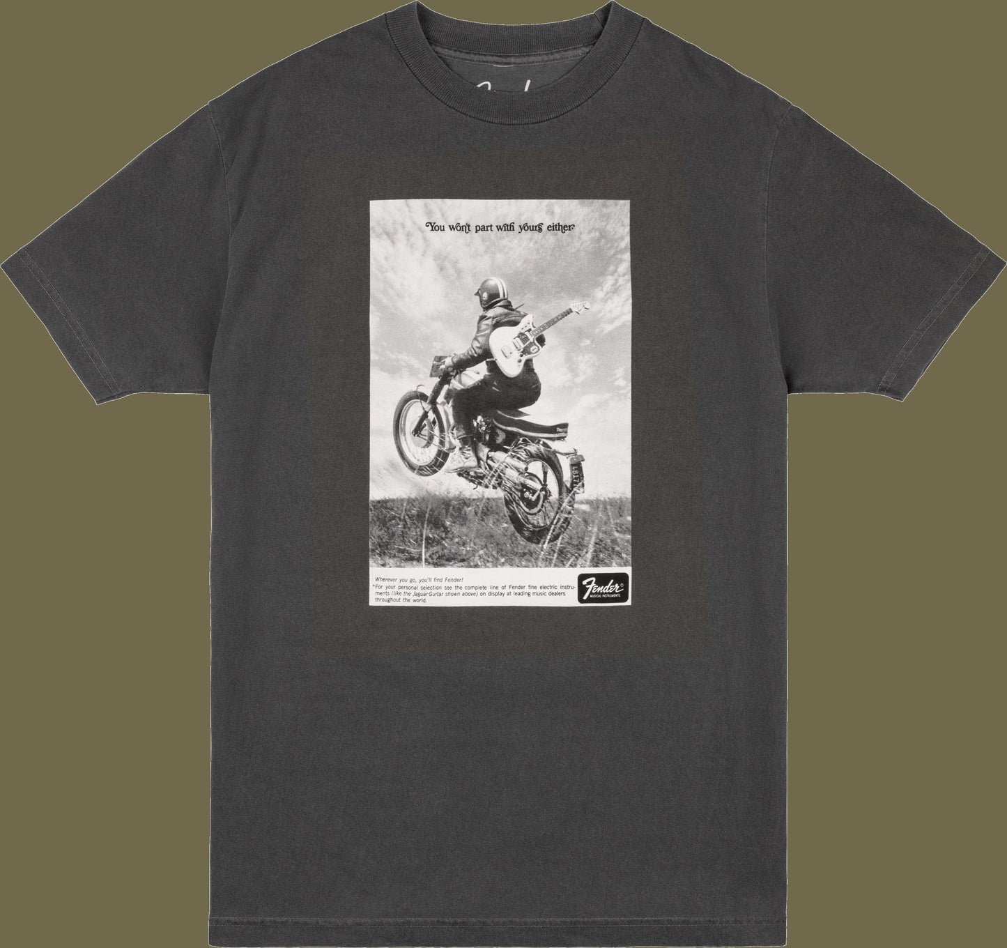 Vintage Ad Tee, Motorcycle Rider