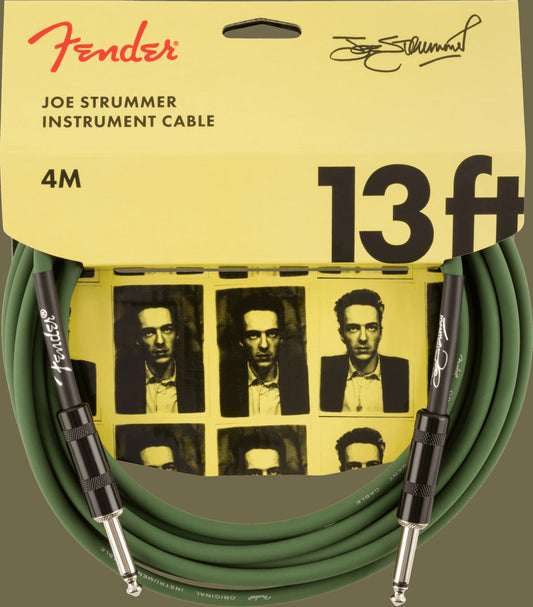 Joe Strummer Pro 13' Instrument Cable, Drab Green