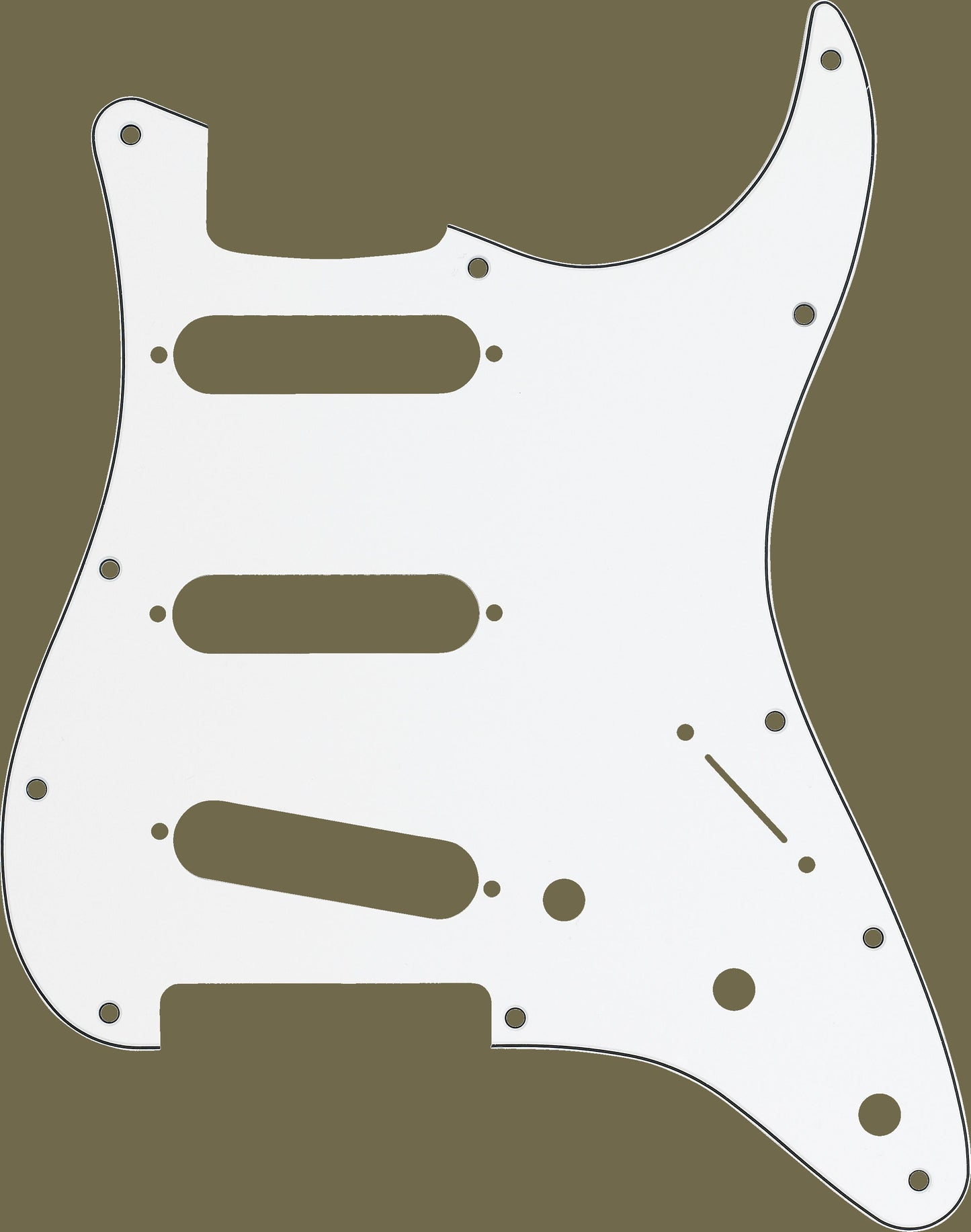 11-Hole Modern-Style Stratocaster S/S/S Pickguards