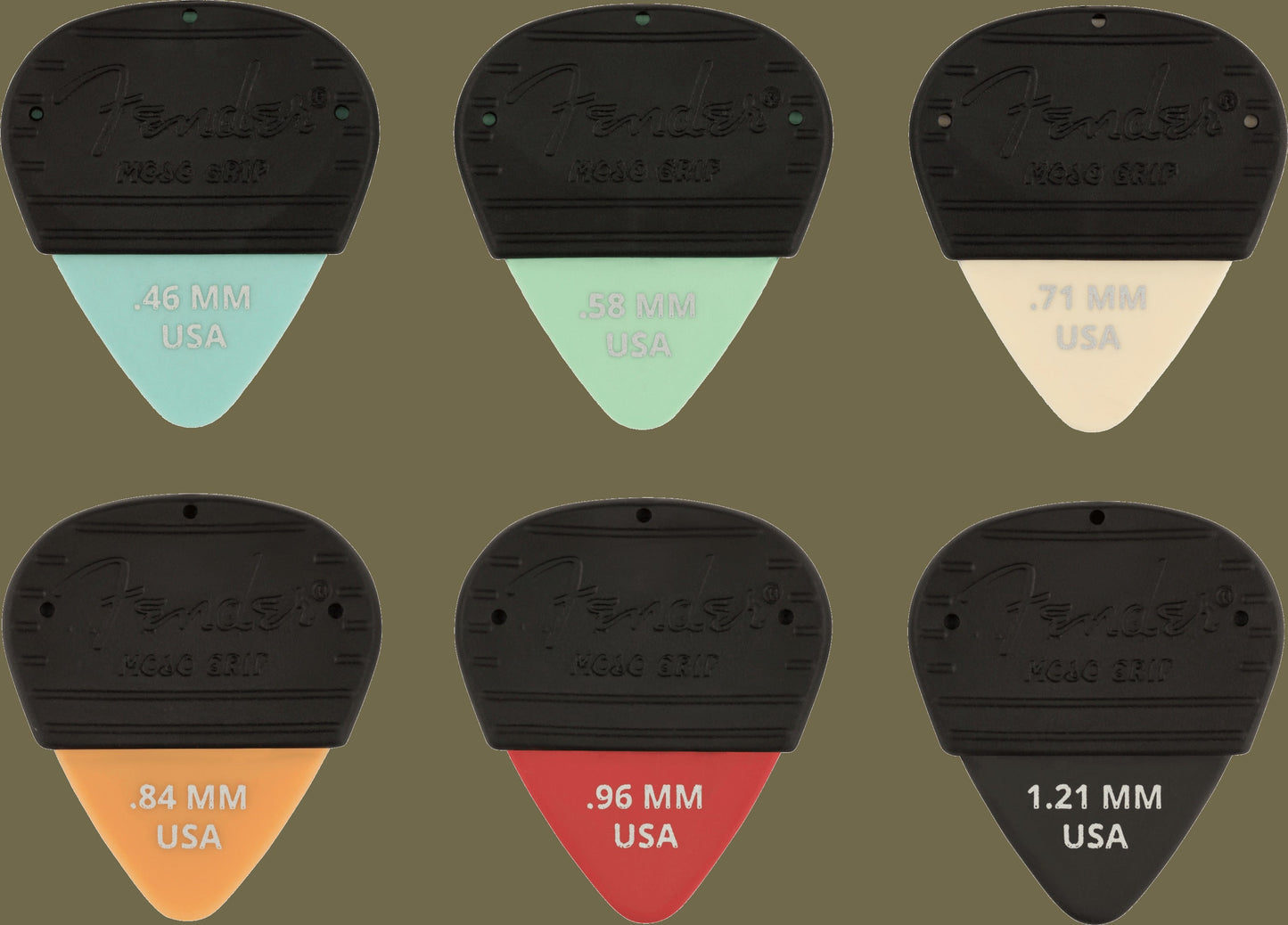 Mojo Grip Dura-Tone® Delrin Picks - 3-Pack