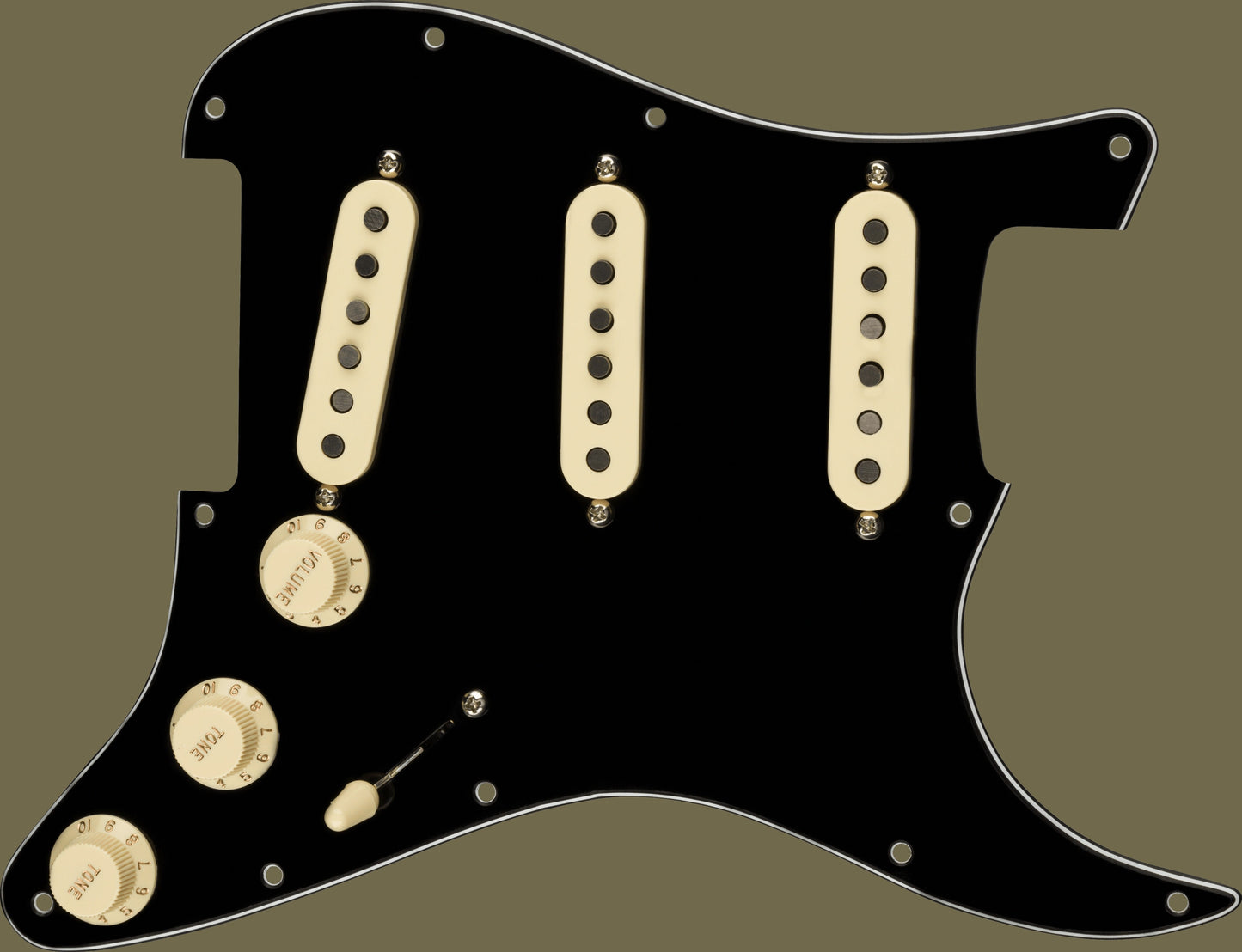 Pre-Wired Strat® Pickguard, Tex-Mex SSS