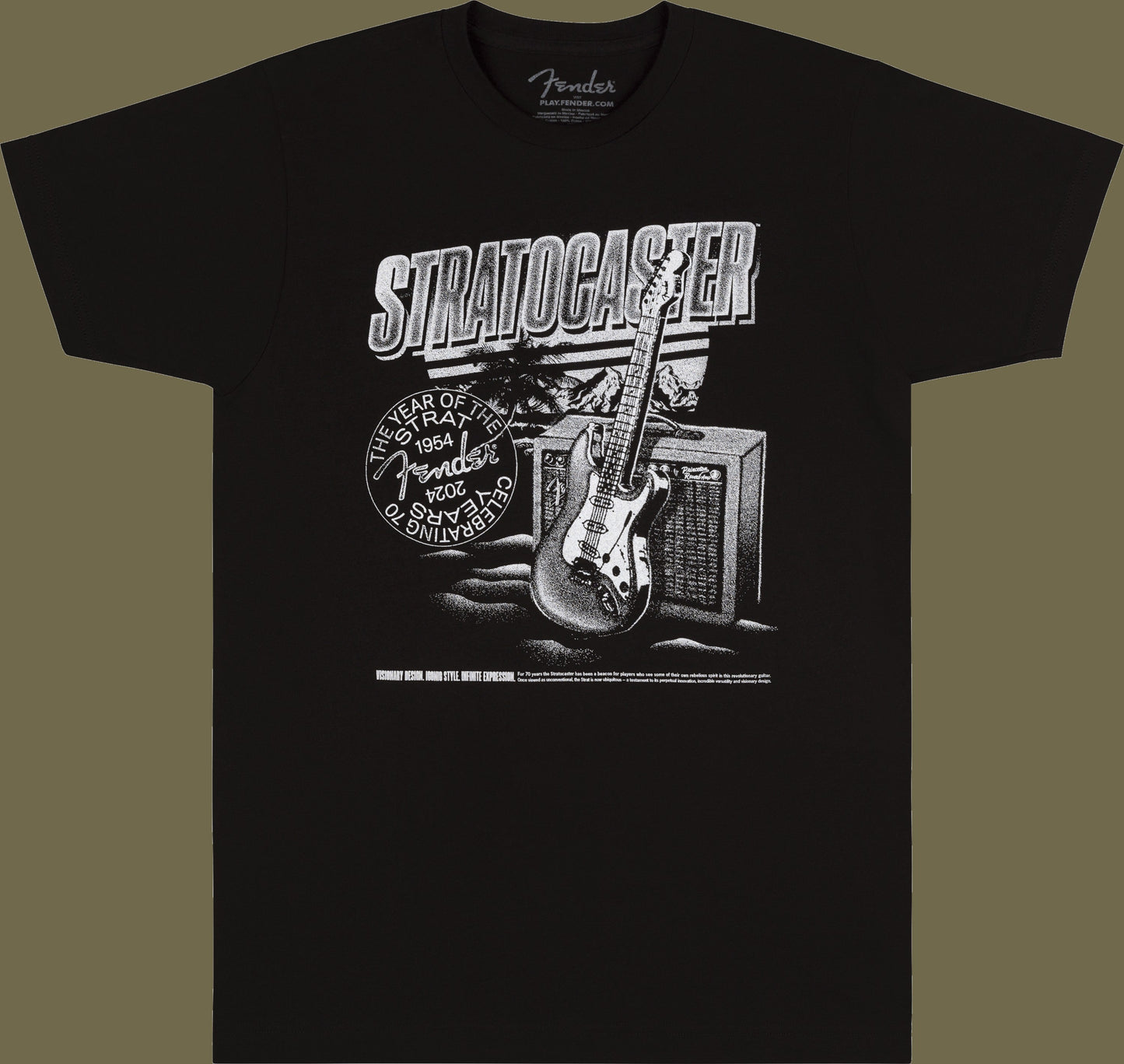Fender StratocasterTM 70th Anniversary, Tee