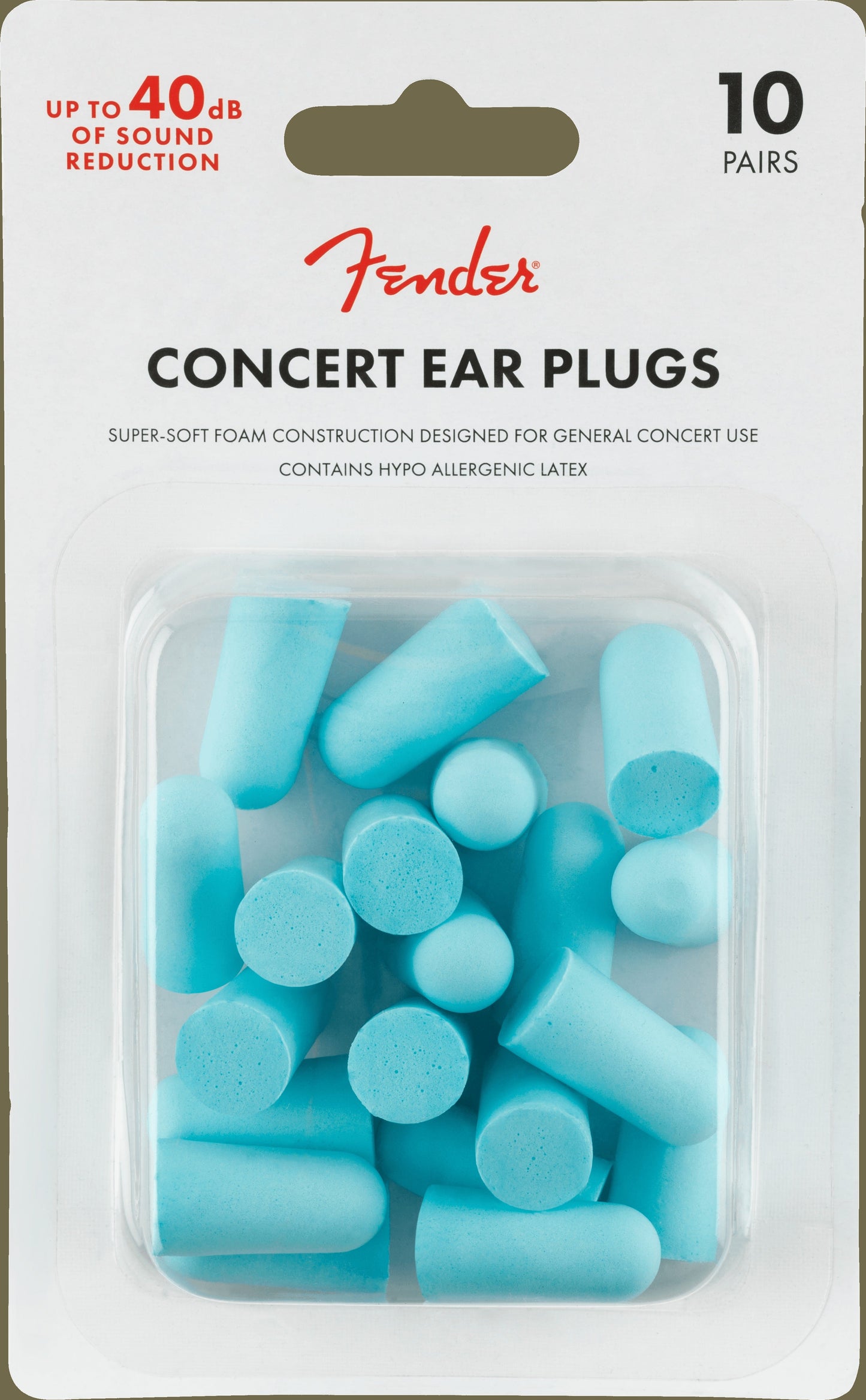 Concert Ear Plugs - 10 Pairs