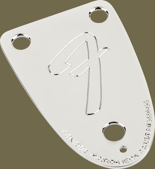 70s Vintage-Style 3-Bolt F Stamped Bass Neck Plate