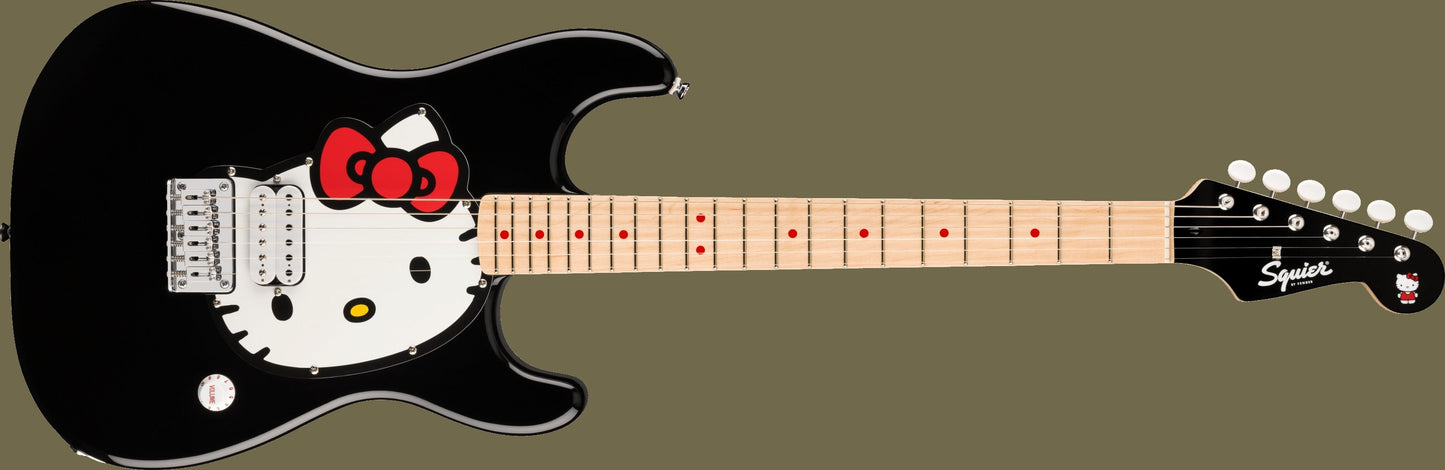 Fender® x Hello Kitty® Black Stratocaster®