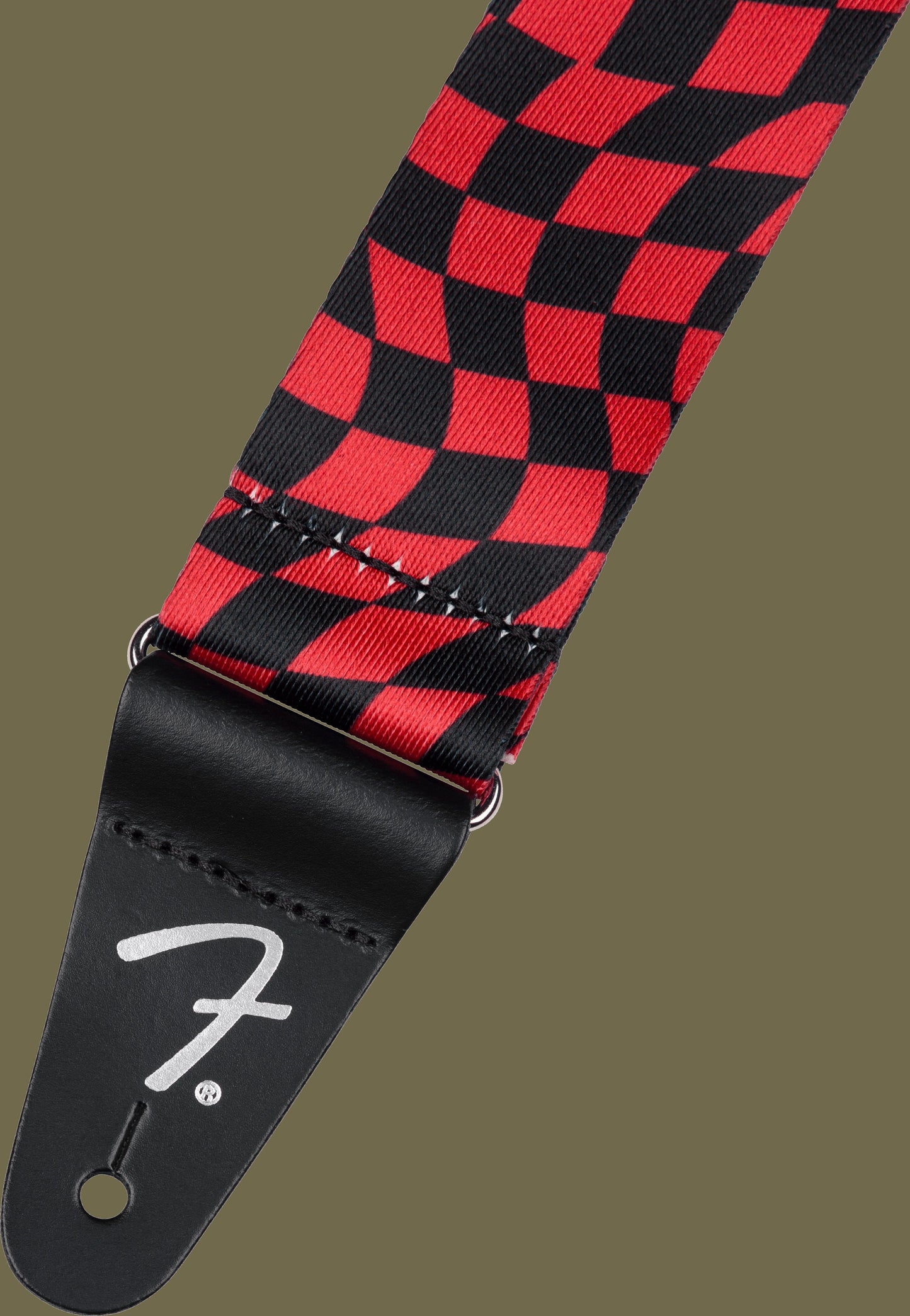 Wavy Checkerboard Polyester Strap