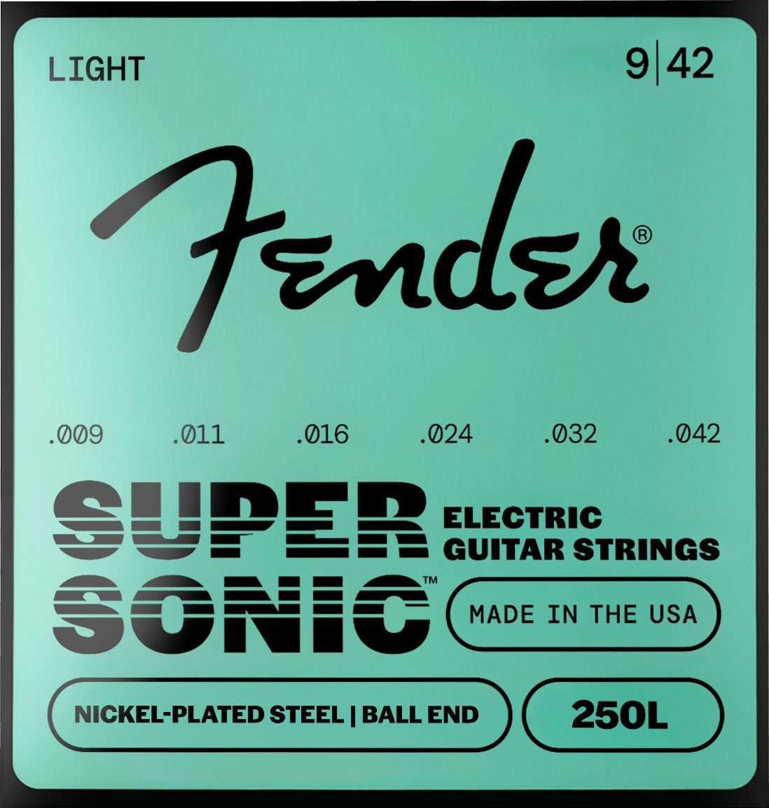 SuperSonicTM 250 Nickel-Plated Steel Guitar Strings