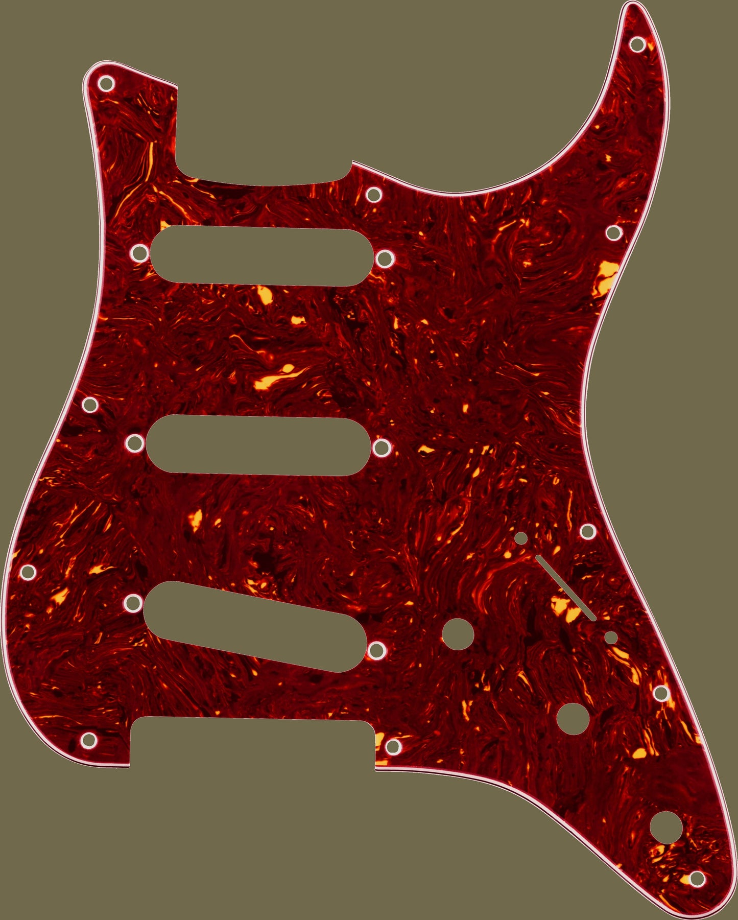 Landau Coma Stratocaster SSS Pickguard