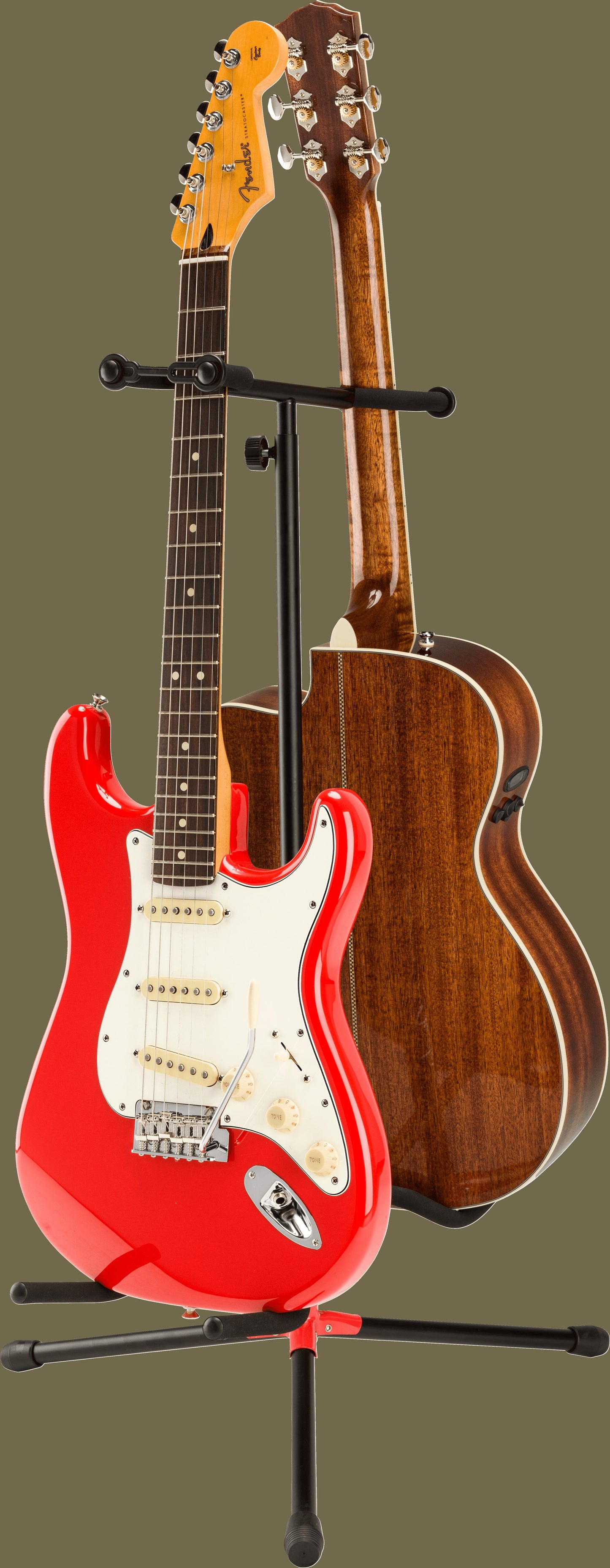 Adjustable Double Cradle Guitar Stand