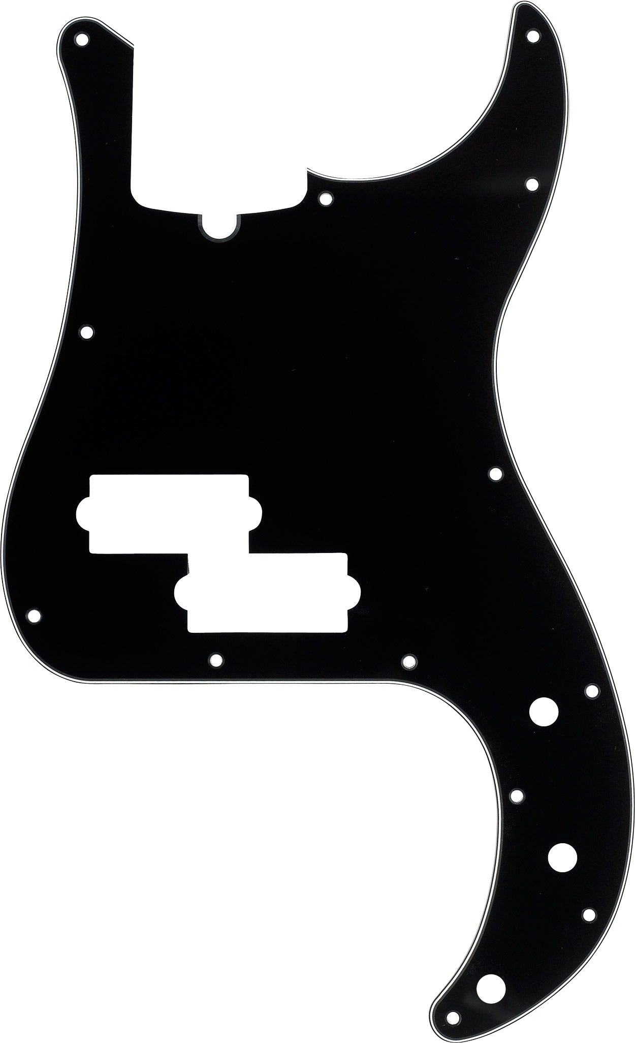 13-Hole Multi-Ply Modern-Style Precision Bass Pickguards