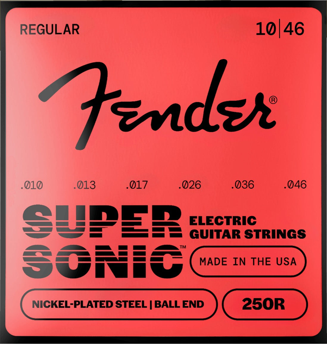 SuperSonicTM 250 Nickel-Plated Steel Guitar Strings
