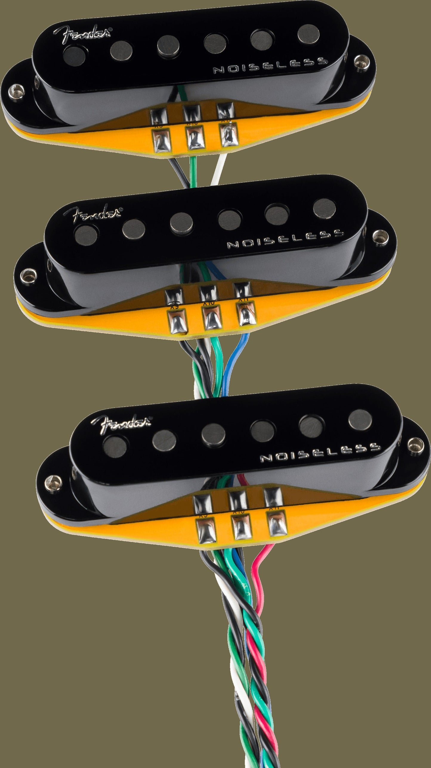 Limited Edition Gen 4 NoiselessTM Stratocaster® Pickup Set, Black