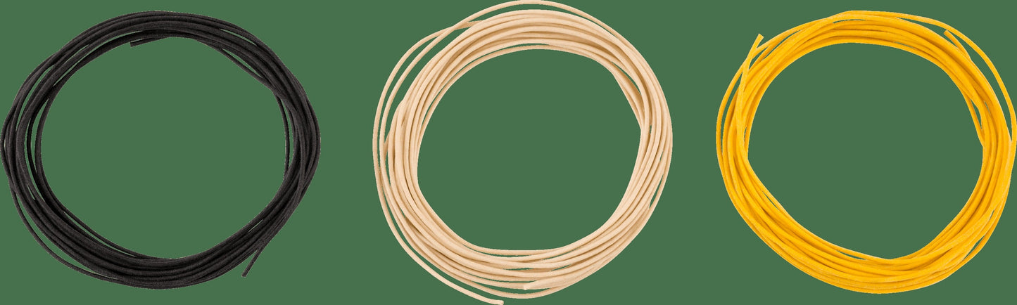 Pure Vintage Cloth Wire, 22 AWG, Black, White, Yellow