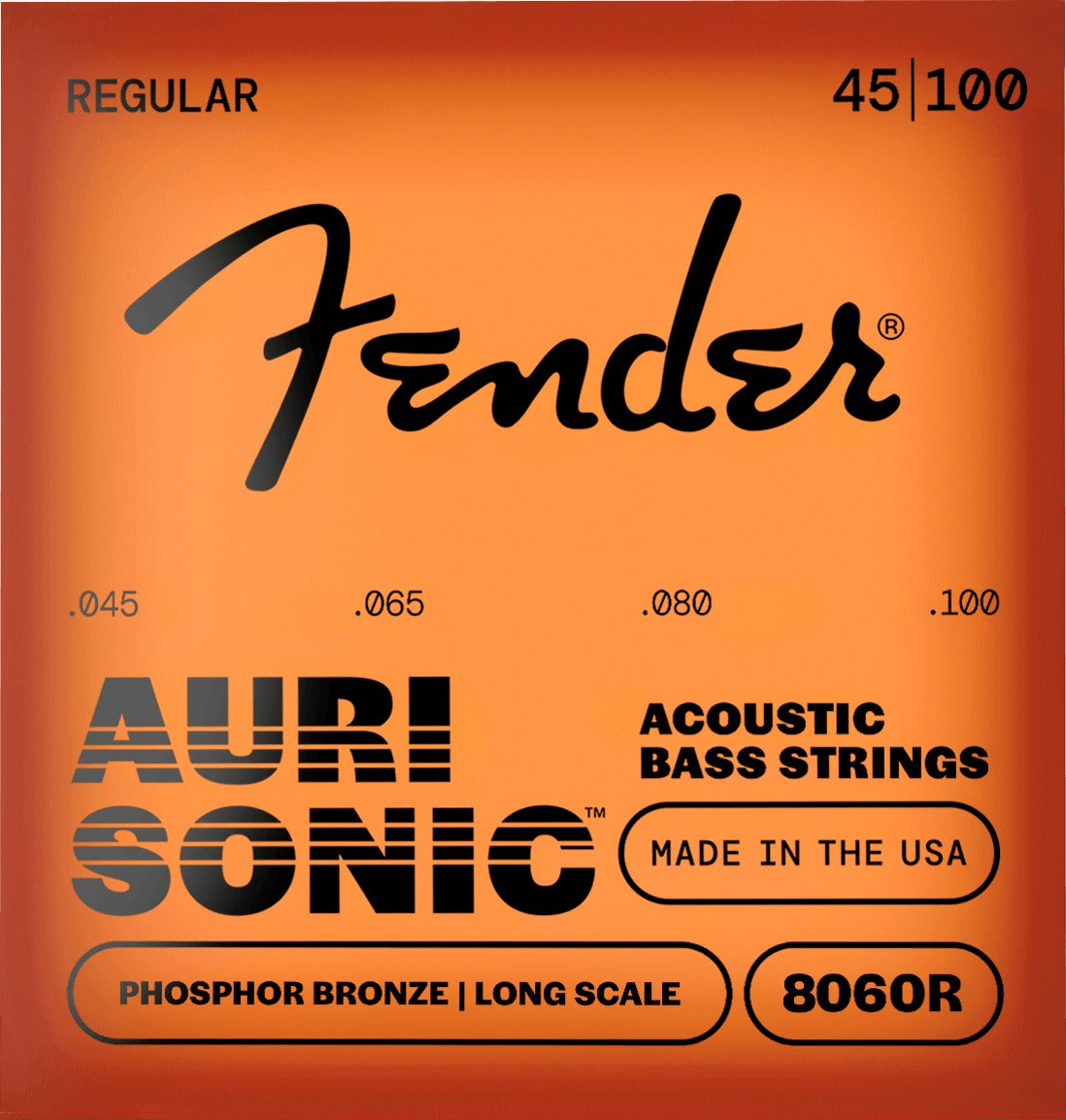 AuriSonicTM 8060 Long Scale Phosphor Bronze Acoustic Bass Strings