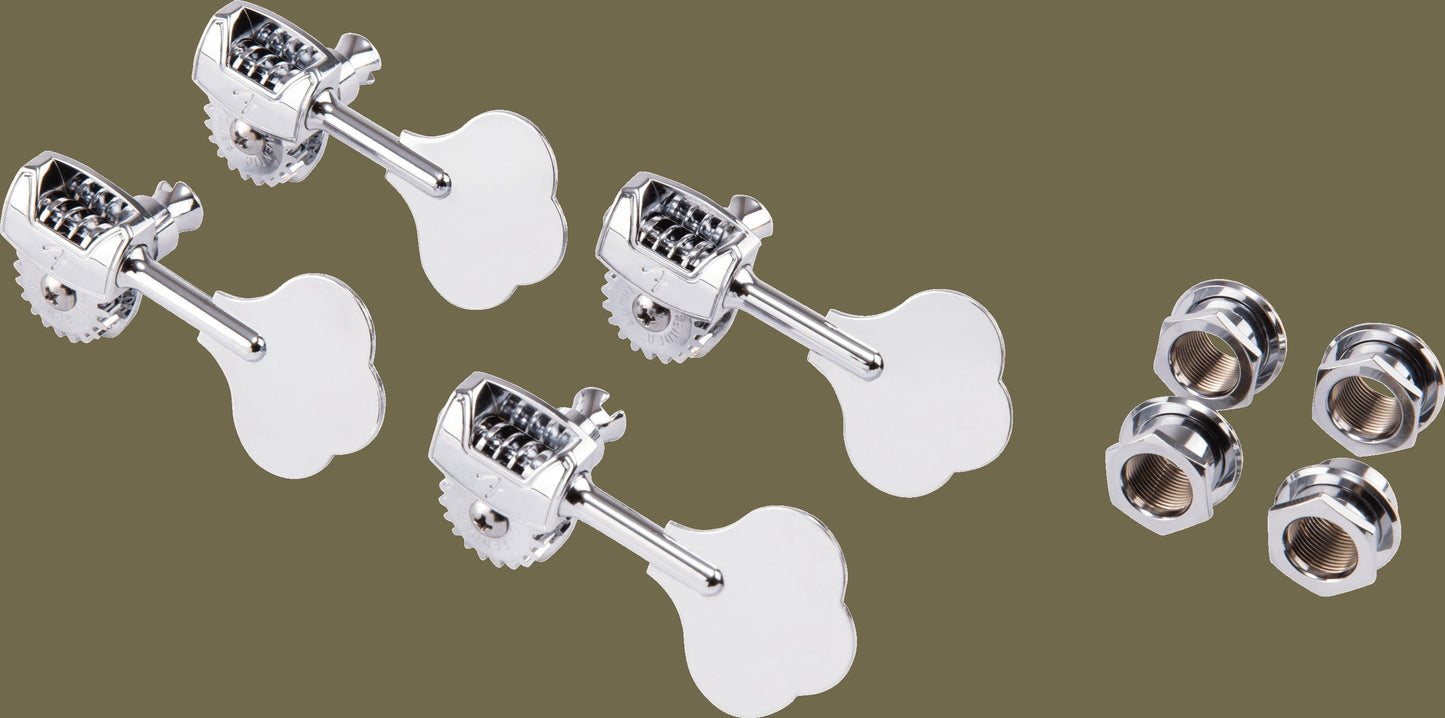 Deluxe Fluted-Shaft Bass Tuning Machine Set