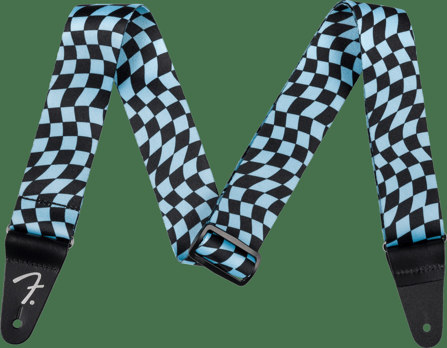 Wavy Checkerboard Polyester Strap