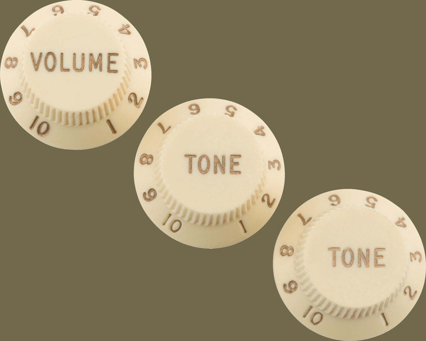 Road Worn Strat Knob Set