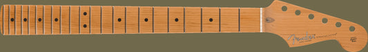 American Pro II Strat Neck, 22 Narrow Tall Frets, 9.5", Roasted Maple