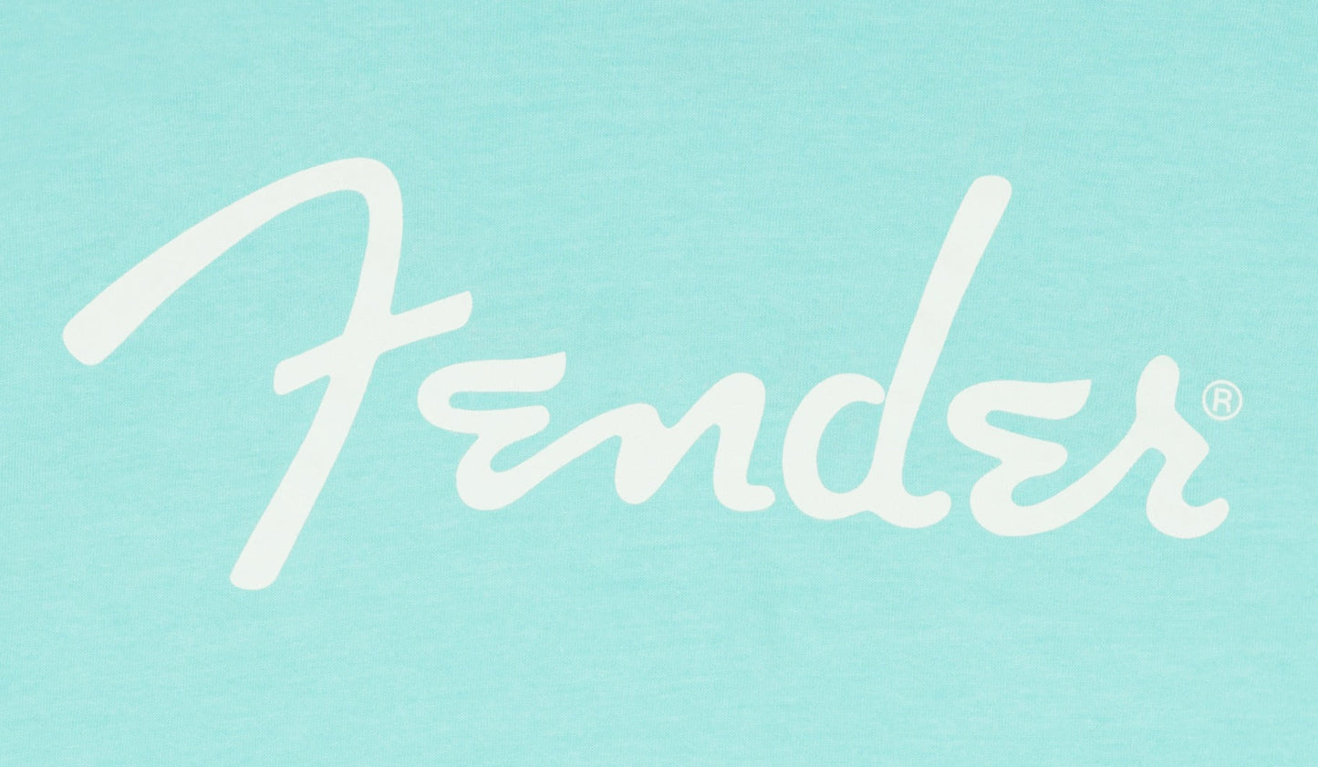 Fender® Spaghetti Logo T-Shirt, Daphne Blue