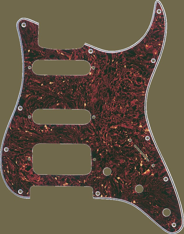 11-Hole Modern-Style Stratocaster H/S/S Pickguards