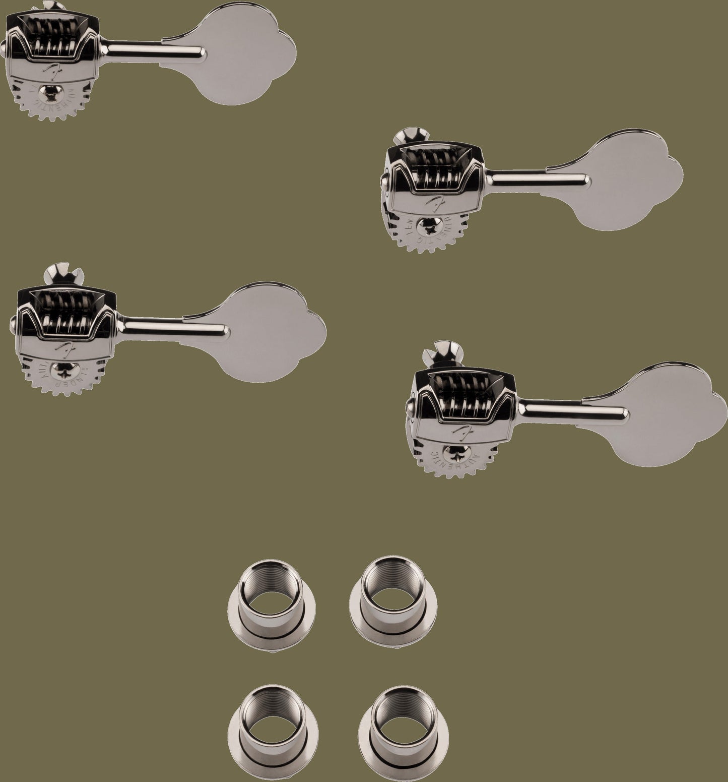 Deluxe Fluted-Shaft Bass Tuning Machine Set