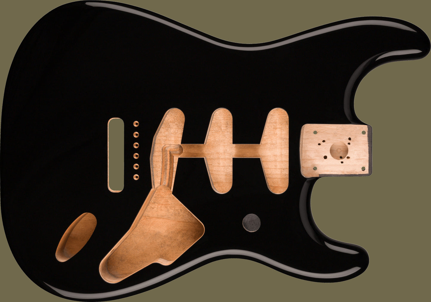Classic Series 60's Stratocaster® SSS Alder Body Vintage Bridge Mount - Black