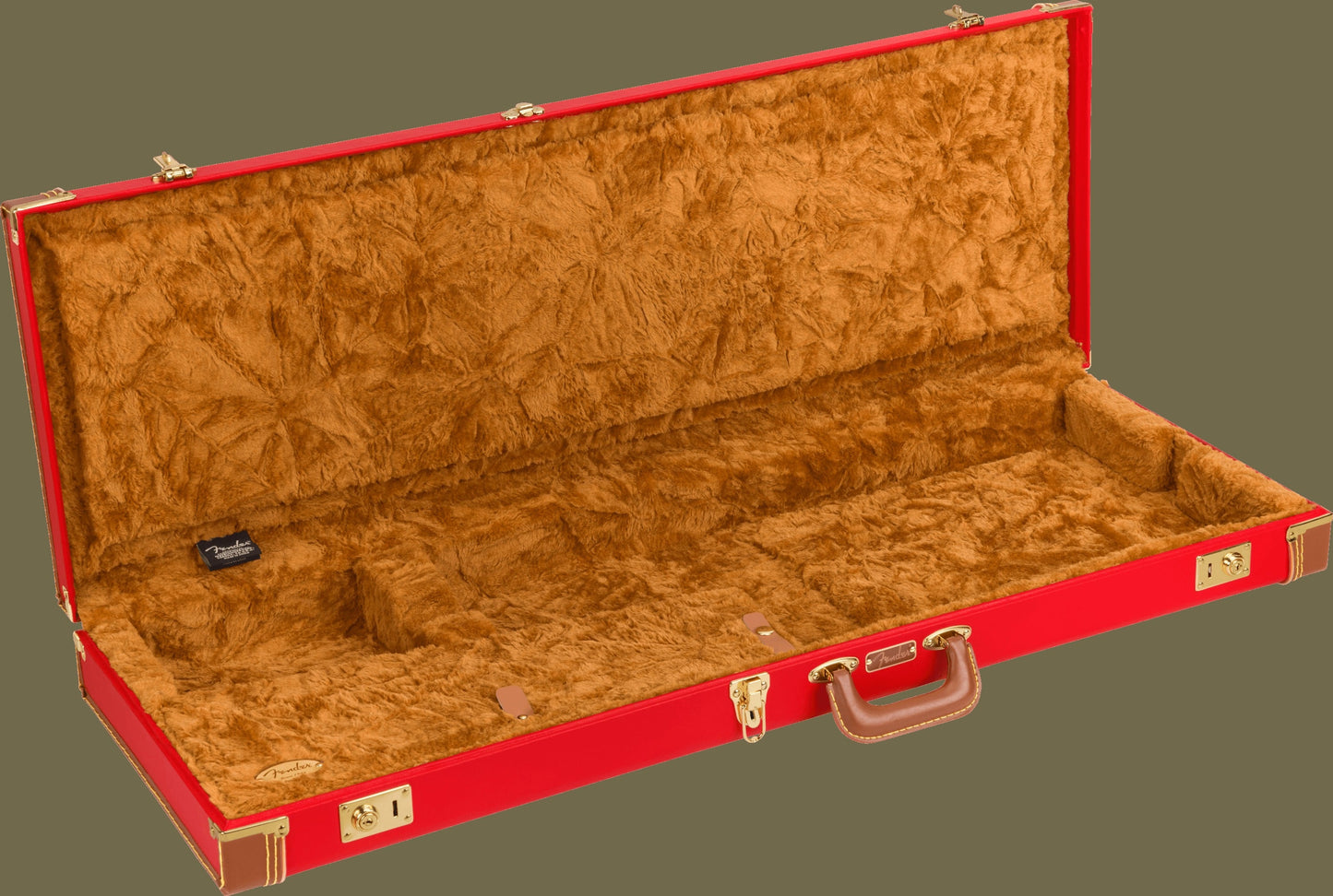 Classic Series Wood Case - Strat®/Tele®, Fiesta Red