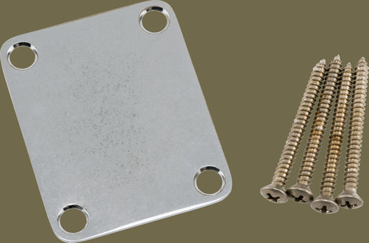 Road Worn® Guitar Neck Plate, w/Hardware
