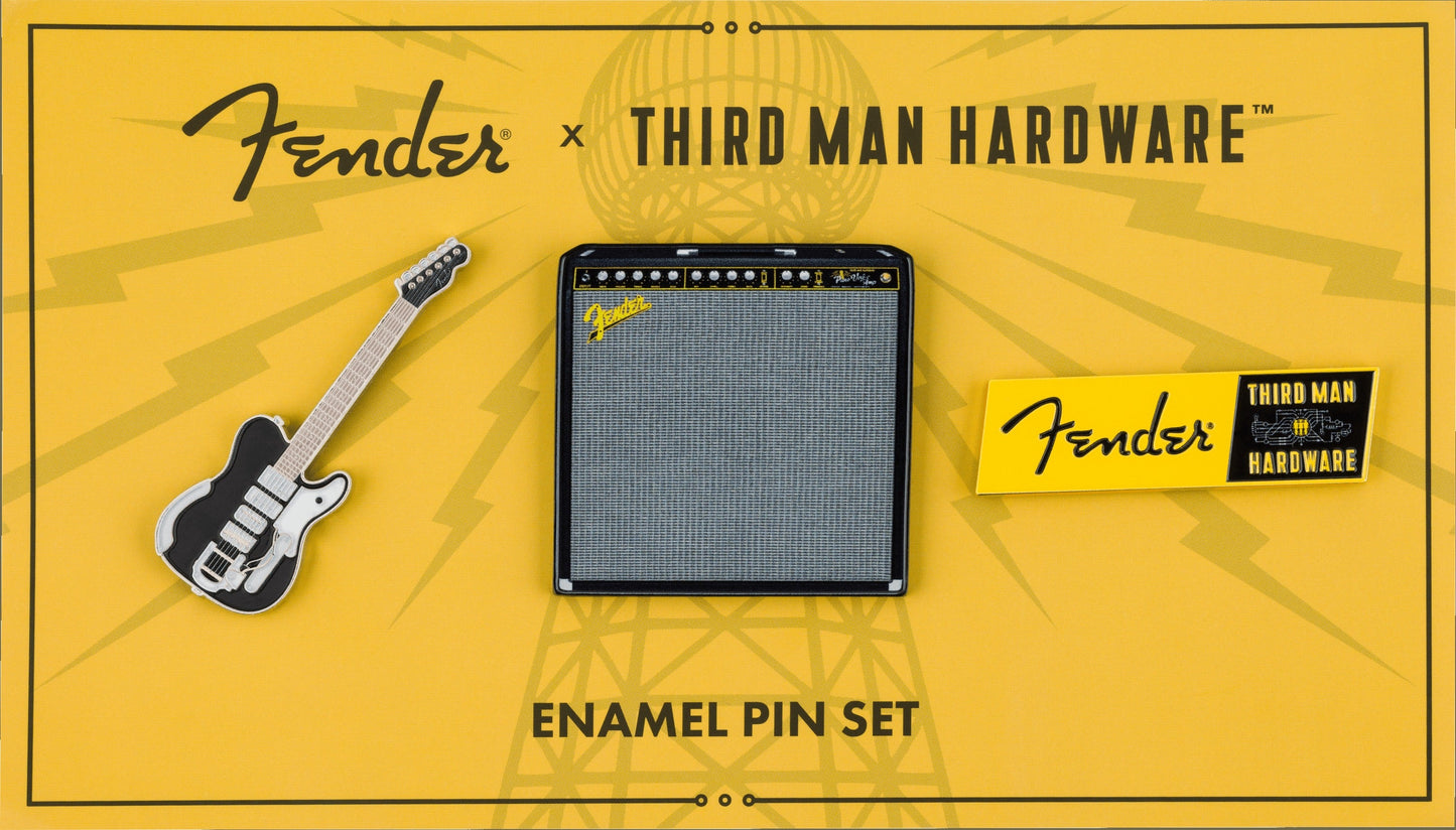 Fender® x Third Man HardwareTM Lapel Pin Set