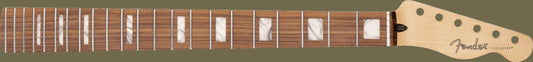 Player Series Telecaster® Neck w/Block Inlays, 22 Medium Jumbo Frets, Pau Ferro