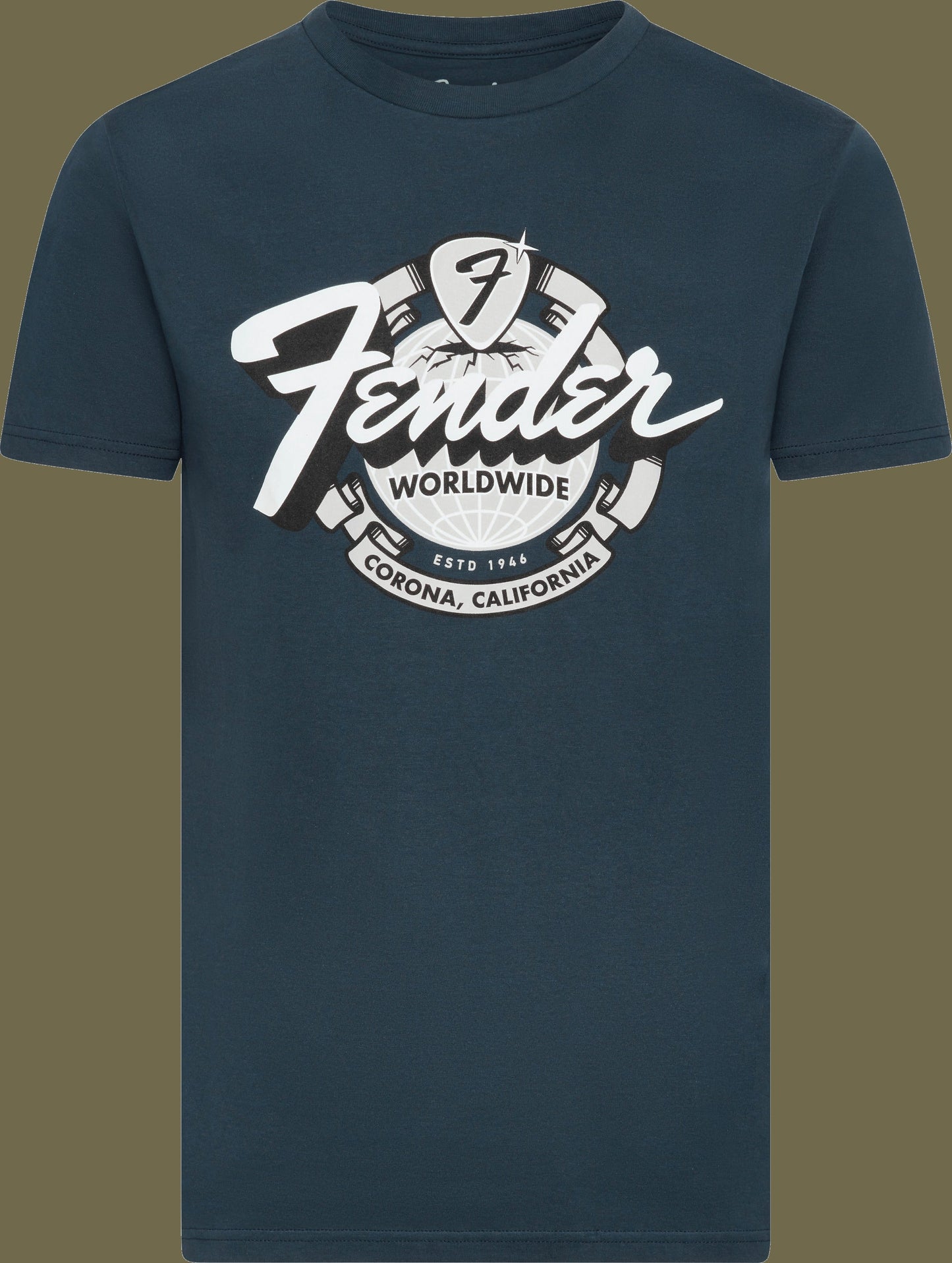 Fender® World Wide Tee, Vintage Navy