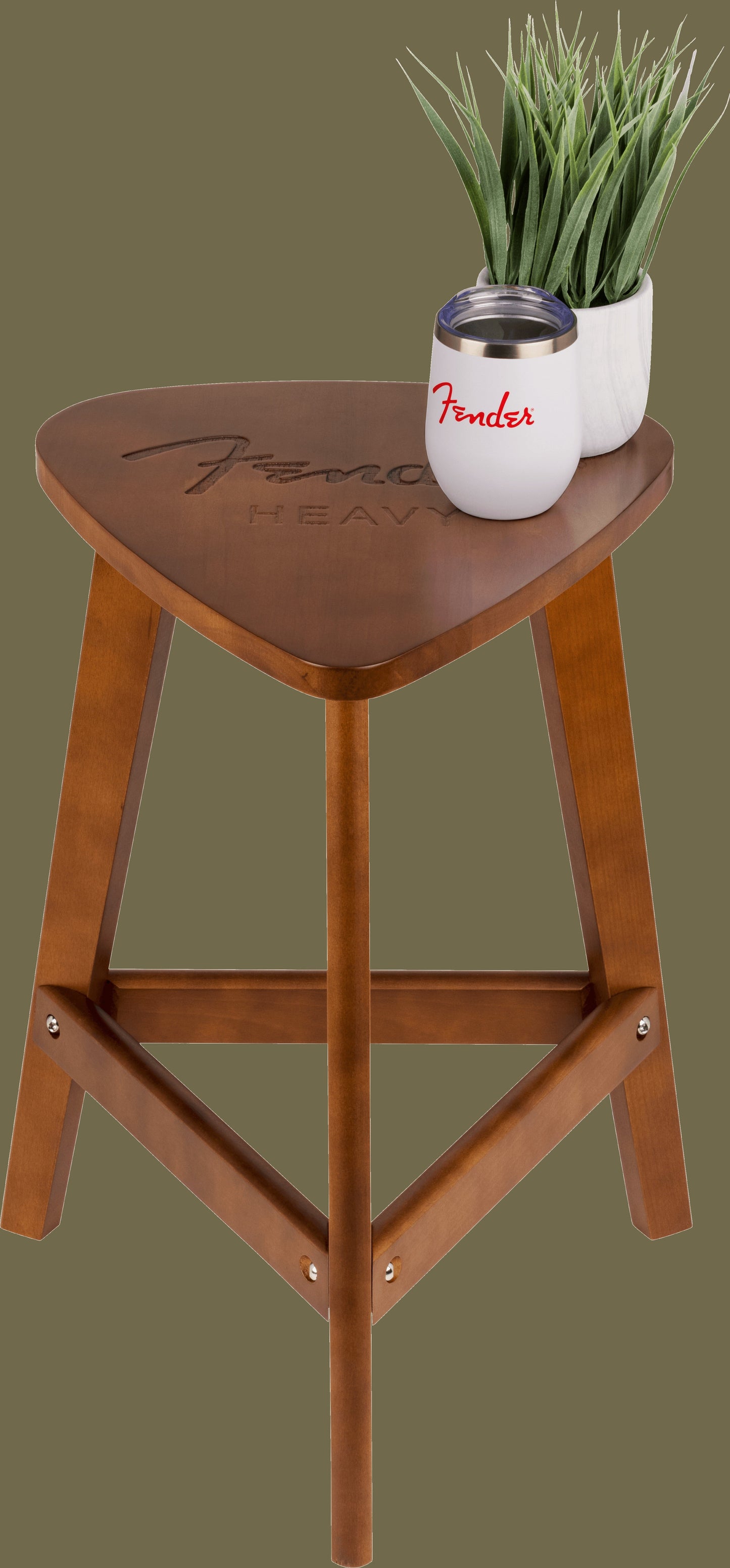 FenderTM Pick-Shaped End Table