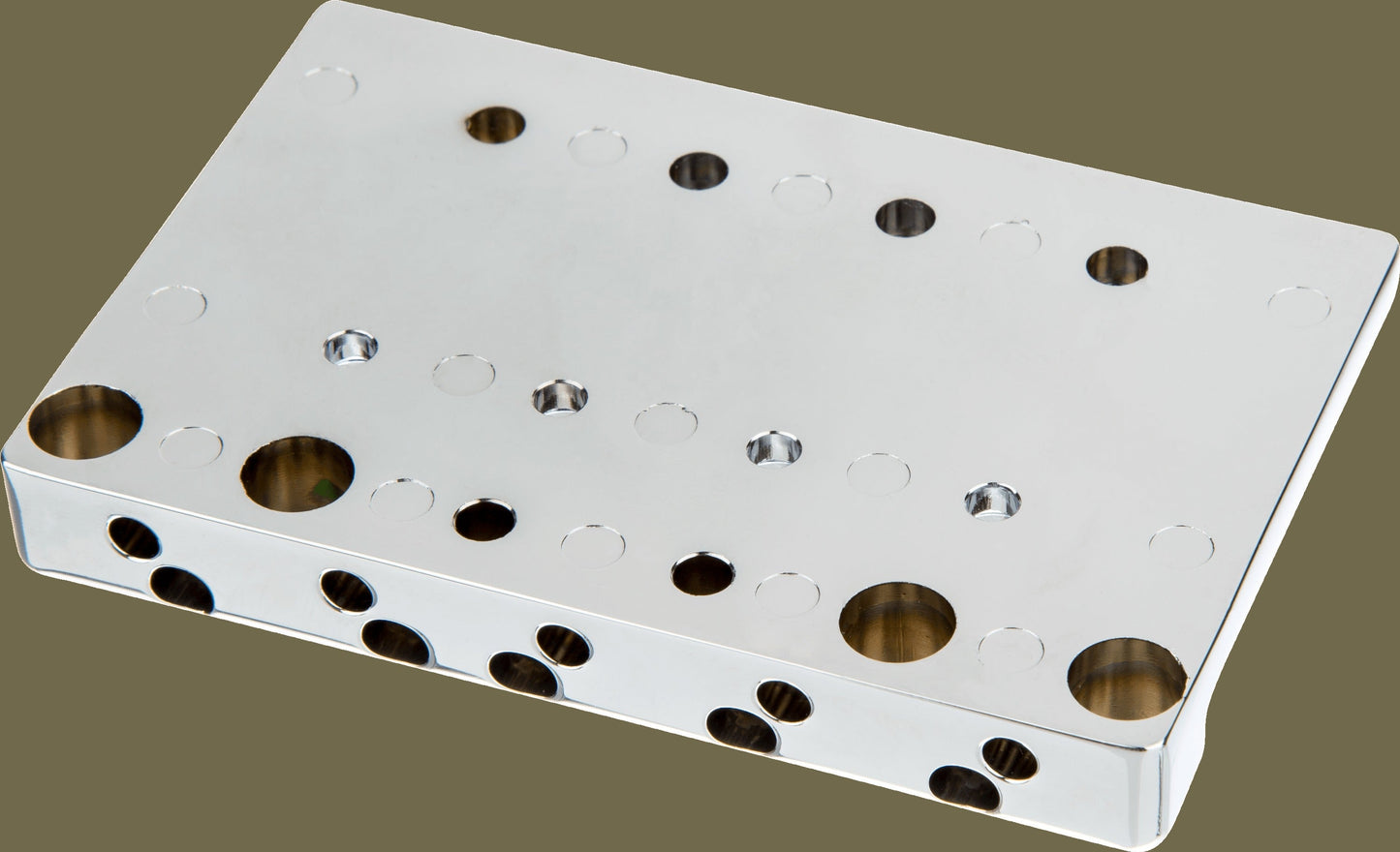 Fender® HiMassTM 5-String Bass Narrow Bridge Assembly With Brass Saddles