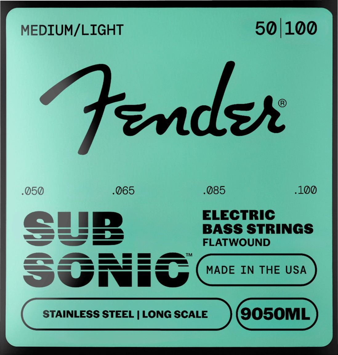 SubSonicTM 9050 Flatwound Stainless Steel Bass Strings