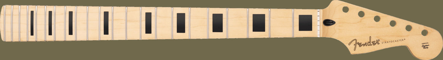 Player Series Stratocaster® Neck w/Block Inlays, 22 Medium Jumbo Frets, Maple