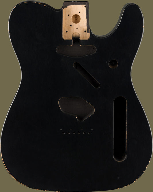 Road Worn® 50's Telecaster® SS Alder Body, Black
