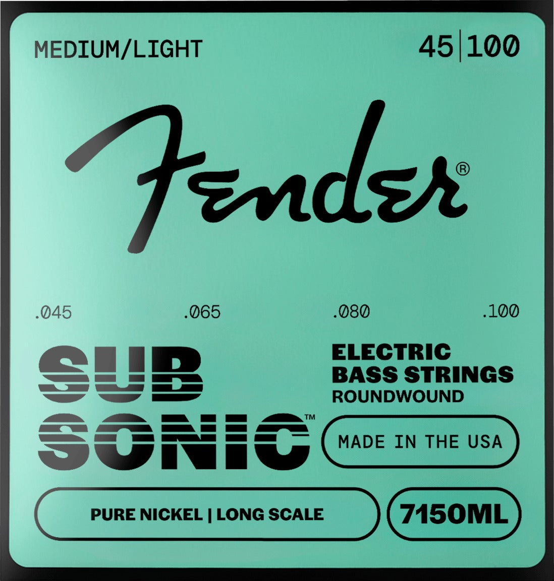 SubSonicTM 7150 Pure Nickel Bass Strings