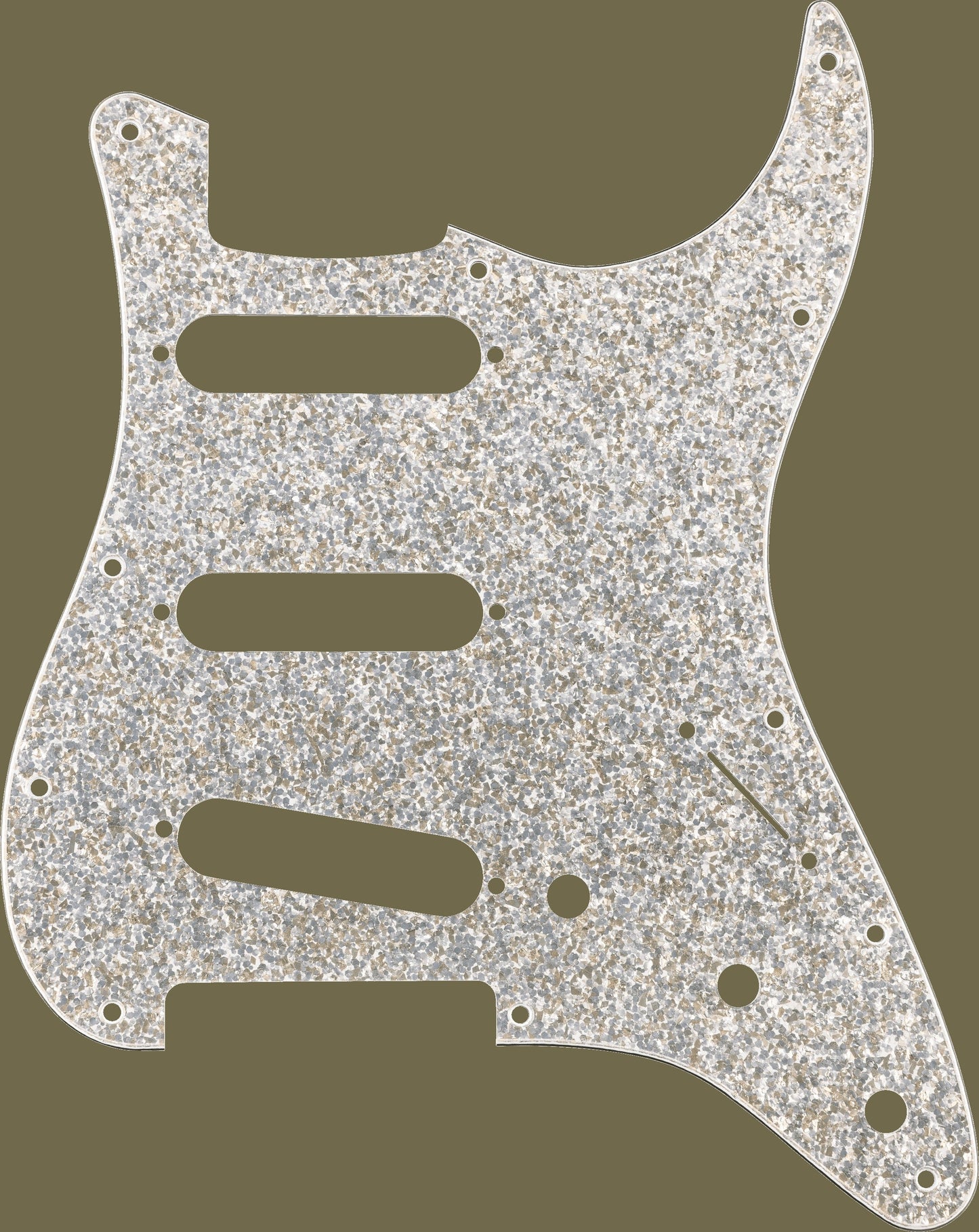 Hybrid Glass/Glitter Stratocaster® S/S/S Pickguards