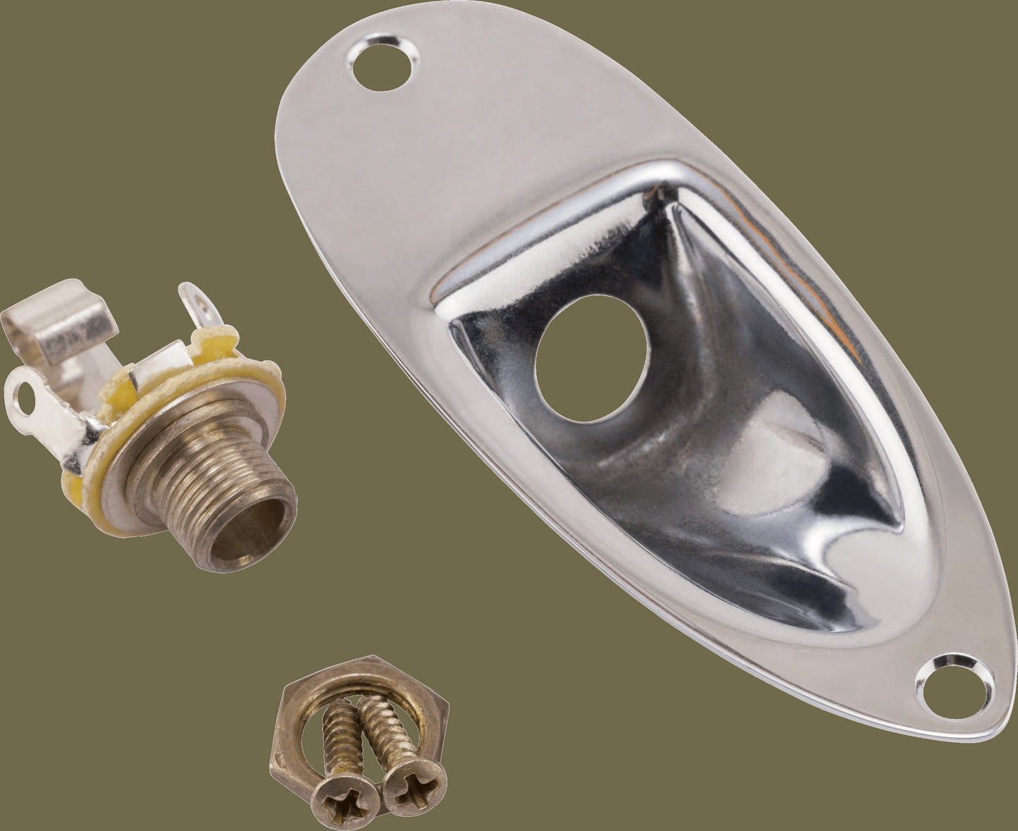 Road Worn® Stratocaster® Jack Ferrule w/Hardware