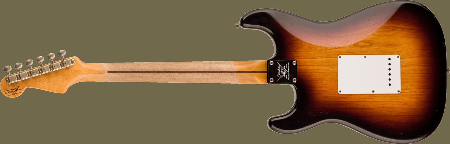 Limited Edition 70th Anniversary 1954 Stratocaster® Journeyman Relic®, 1-Piece Quartersawn Maple Neck Fingerboard, Wide-Fade 2-Color Sunburst