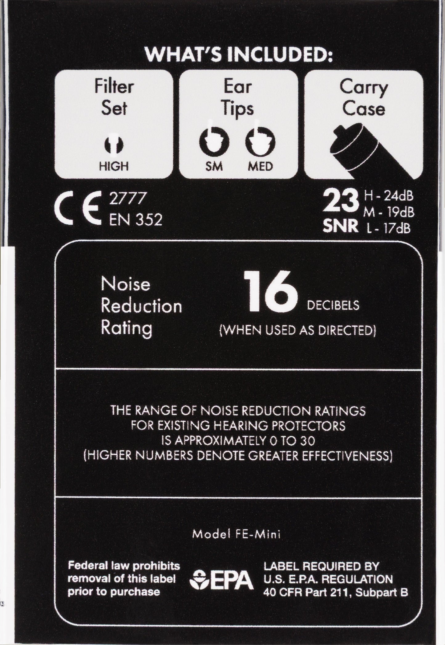 Professional Hi-Fi Ear Plugs