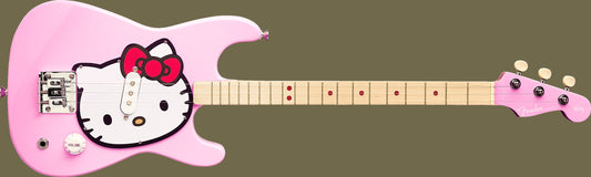 Fender® x Loog® x Hello Kitty® Stratocaster® 3-String Children's Guitar