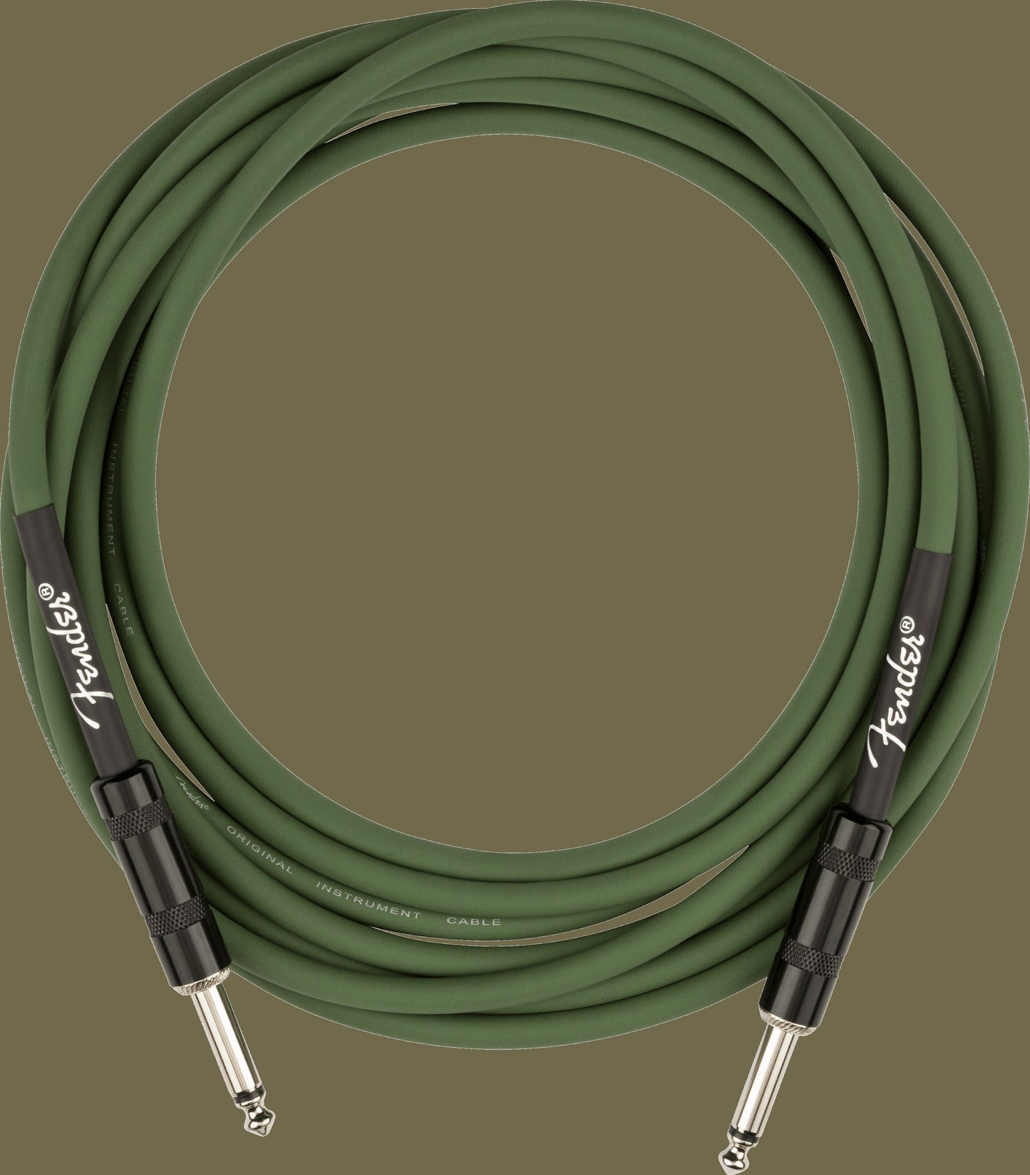 Joe Strummer Pro 13' Instrument Cable, Drab Green