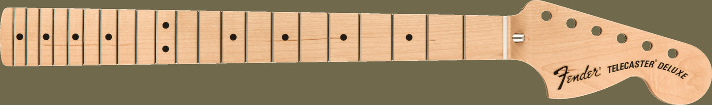 Classic Series '72 Tele® Deluxe Neck, 3-Bolt Mount, 21 Medium Jumbo Frets - Maple Fingerboard