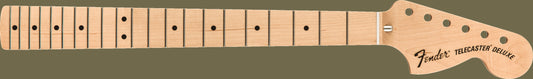 Classic Series '72 Tele® Deluxe Neck, 3-Bolt Mount, 21 Medium Jumbo Frets - Maple Fingerboard