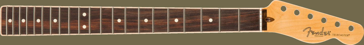 American Channel Bound Telecaster® Neck, 21 Med Jumbo Frets - Rosewood
