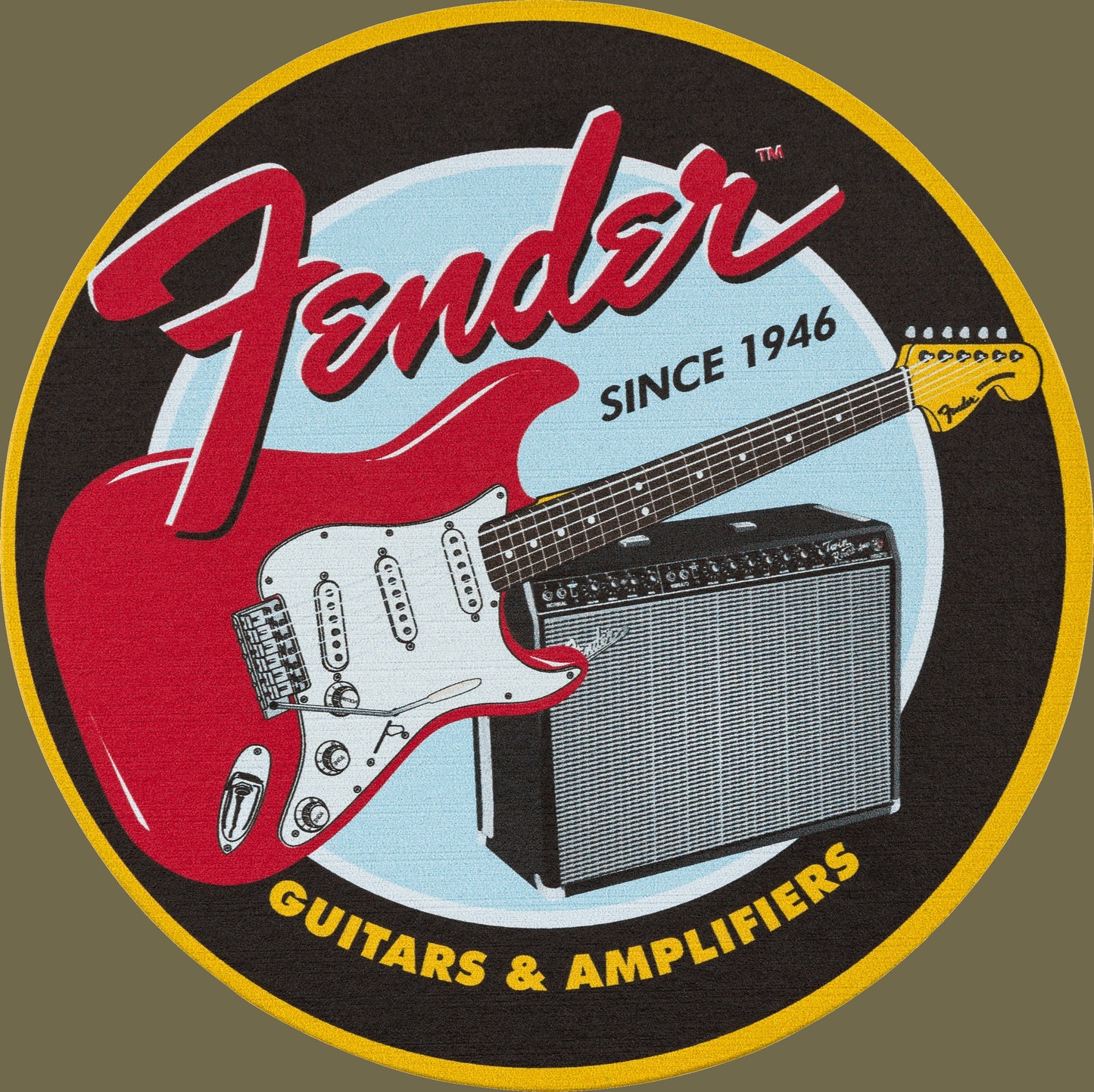 FenderTM 1946 Guitars & Amps Coaster Set