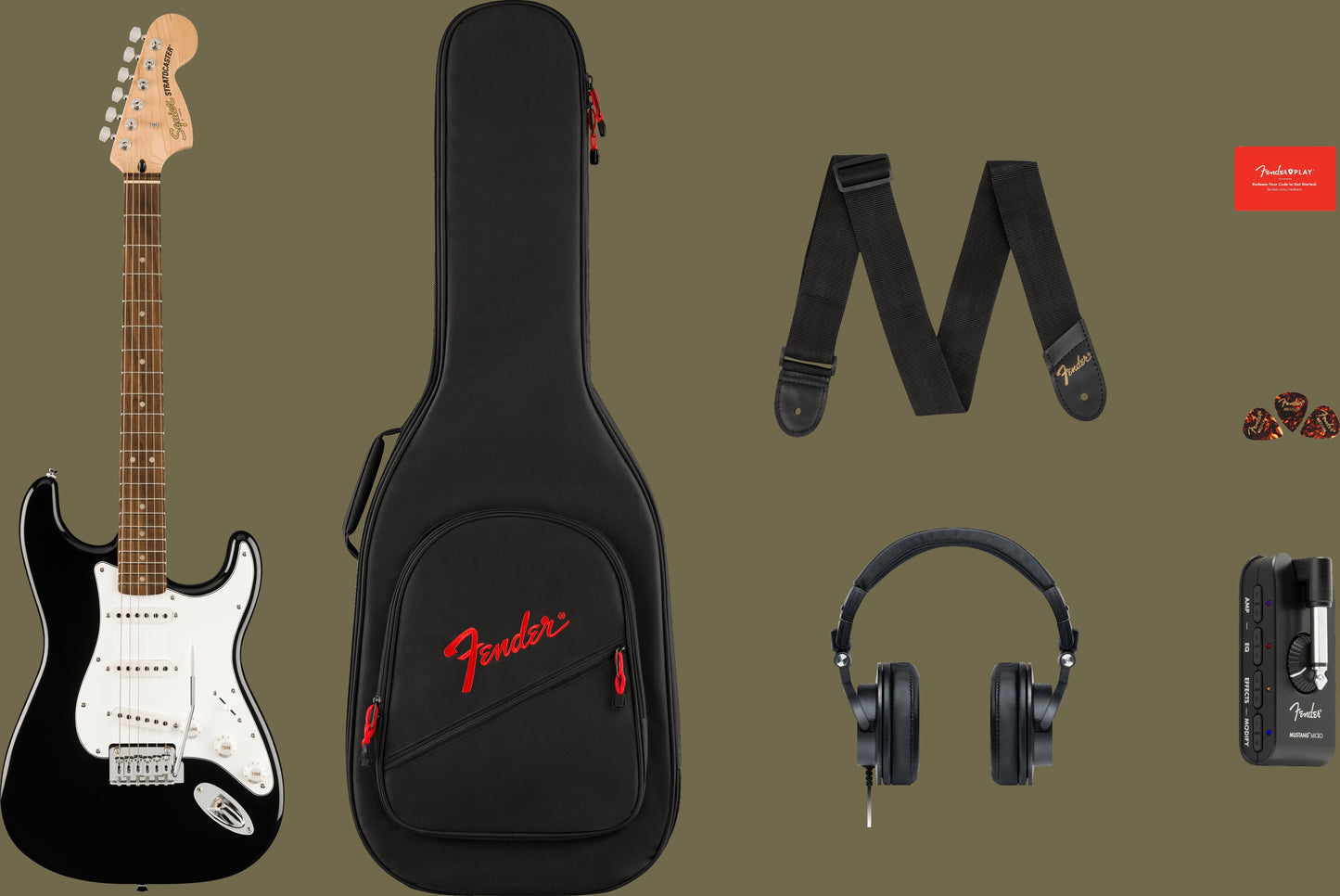 Affinity Series® Stratocaster® MustangTM Micro Pack
