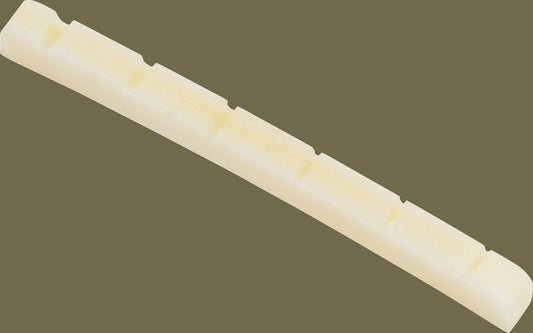 Pre-Slotted Genuine Bone Nut For Electric Guitar, 9.5" Radius