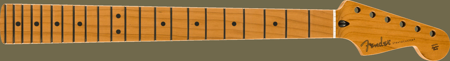 Satin Roasted Maple Fat Stratocaster® Neck, 22 Medium Jumbo Frets, 9.5", U Shape